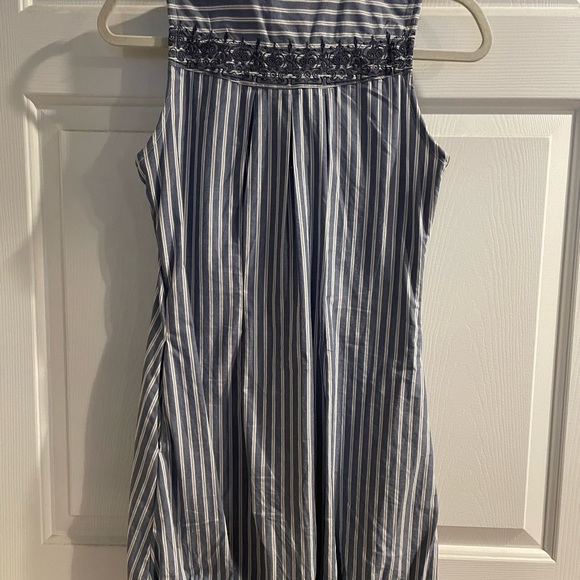 English Laundry Shift Dress in Navy Stripes Size XS - Picture 2 of 4